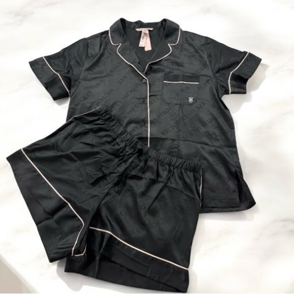 Satin Short Pajama Set VICTORIA'S SECRET